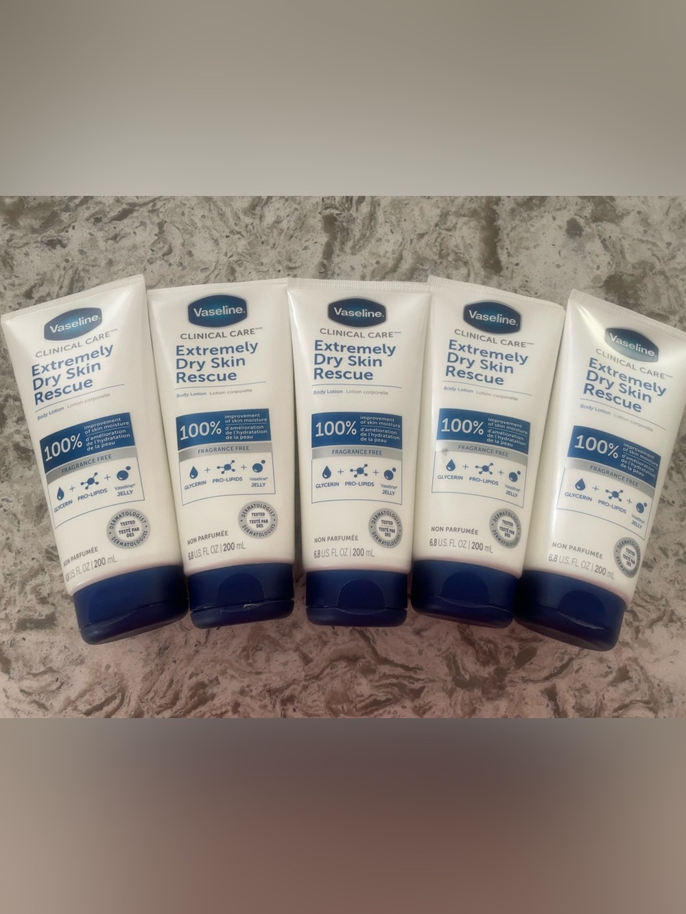 Vaseline Extremely Dry Skin Rescue Body Lotion Lot
